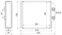 Радиатор отопителя салона TG-RIH0035/87107-05070 * Ti•GUAR